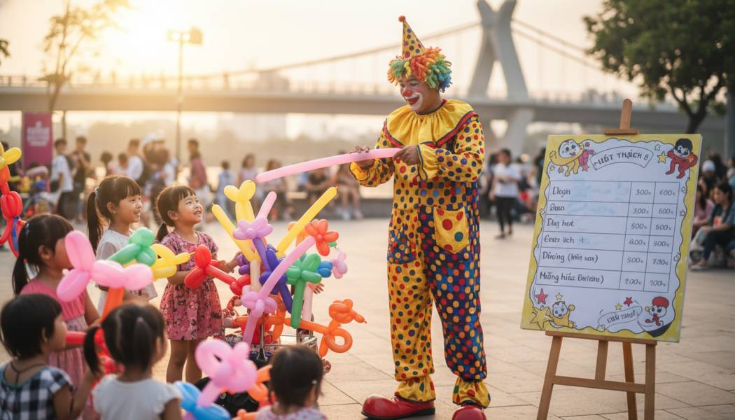 Thuê Chú Hề Thổi Bóng Tại Quận 8. Ảnh 3